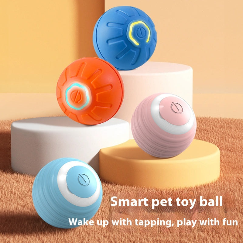 Smart Interactive Dog Toy Ball USB Rechargeable Automatic Moving Ball for Dogs & Cats