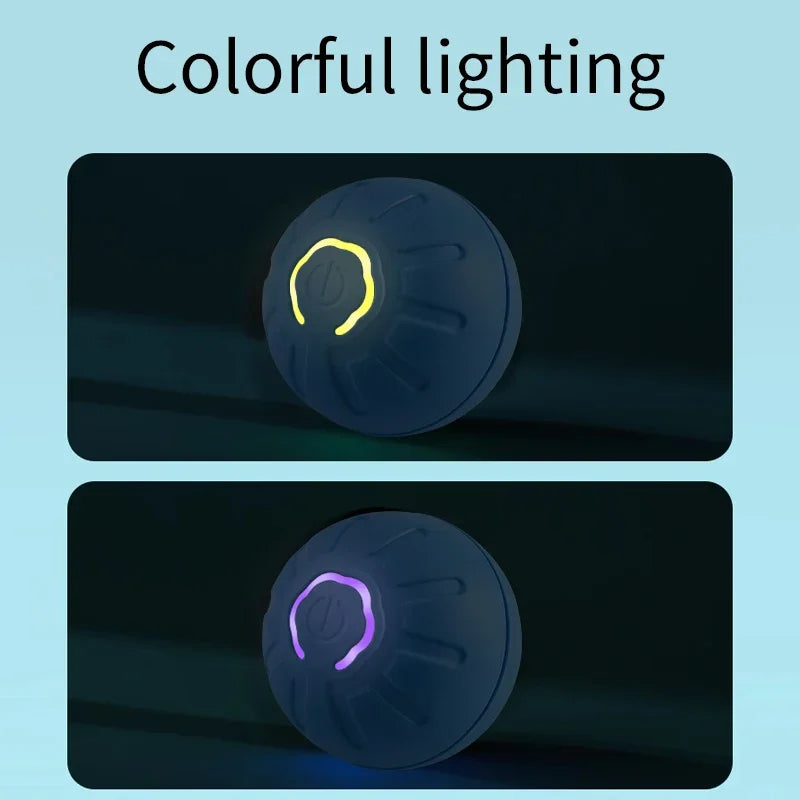 Smart Interactive Dog Toy Ball USB Rechargeable Automatic Moving Ball for Dogs & Cats