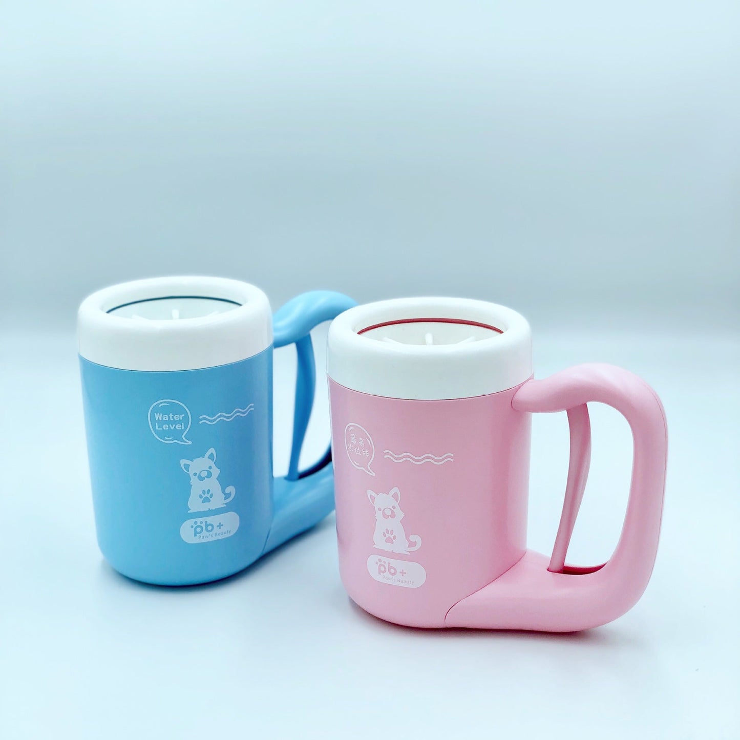 Pet Paw Washer Cup with Antibacterial Silicone Brush, Portable Dog Paw Cleaner for Small and Medium Pets